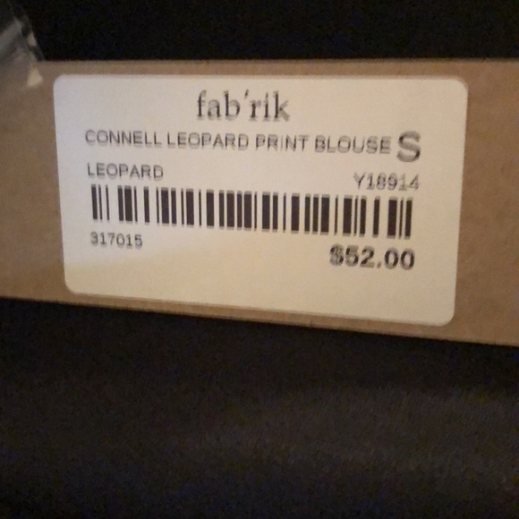 Fab’rik leopard print balloon sleeves wrap top - Picture 10 of 10